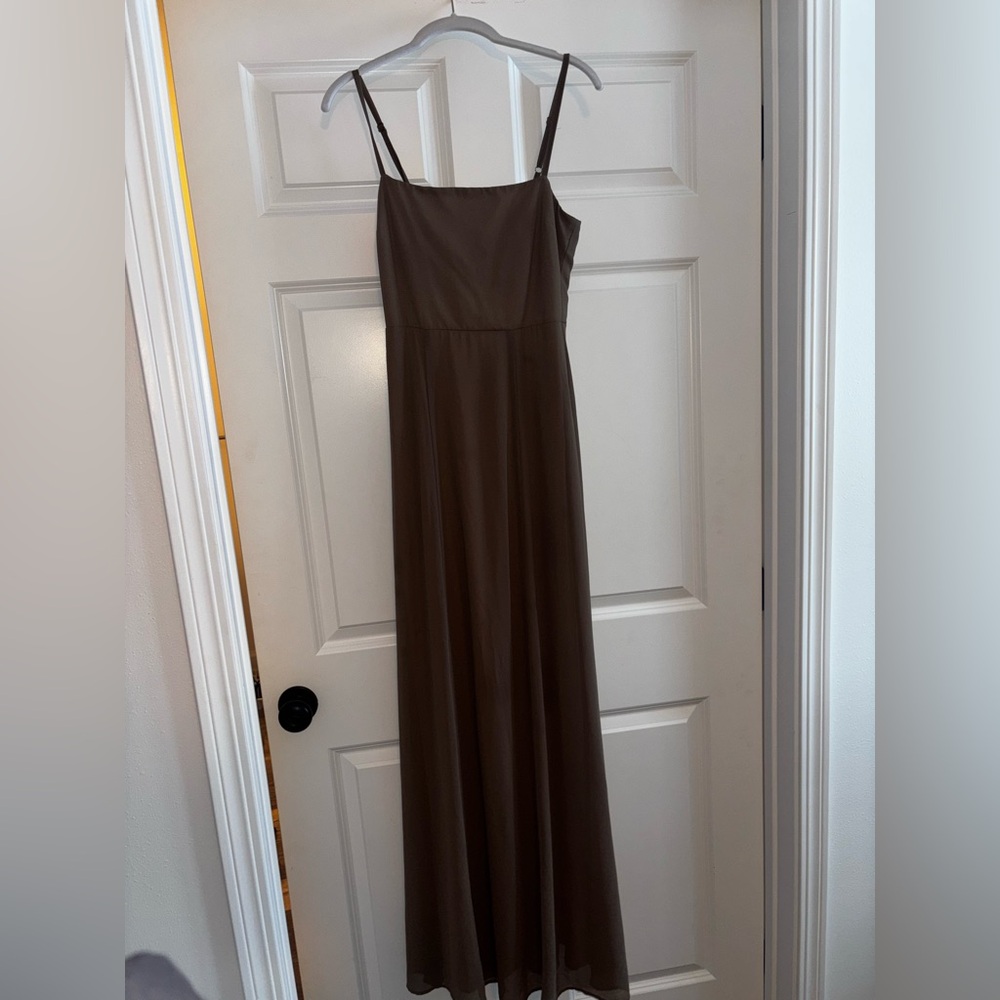 Show Me Your MuMu Chocolate Maxi Dress